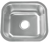 16 Gauge SS Single Bowl Kitchen Sink With Easy Cleaning Corners