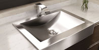 Customized Stainless Steel Luxury Bathroom Sink With Sound Insulating Coating And Pads