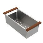 Kitchen Sink Grids Stainless Steel , Customized Rectangular Metal Sink Grid