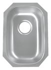 15mm Radius 16 Gauge Single Bowl Stainless Steel Kitchen Sinks For Daily Use